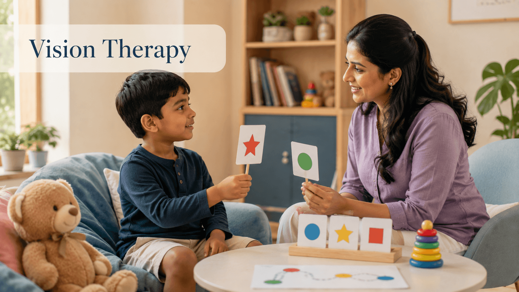 Vision Therapy at Meditron Child Development Centre Vijayawada